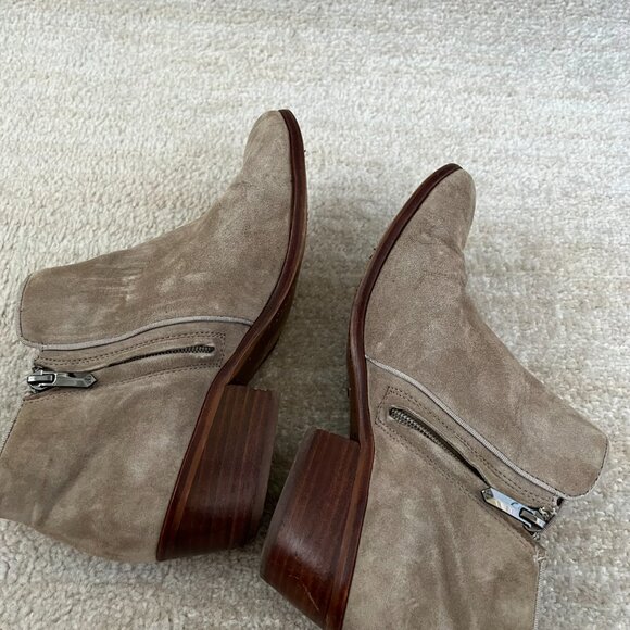 Sam Edelman Petty Suede Booties Ankle Boots 10 - Picture 6 of 11